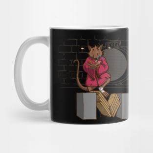 Master Gets A Splinter Funny Karate Cartoon Mug